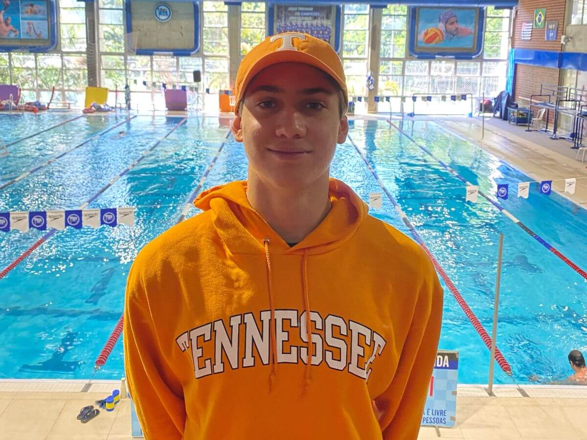 Tennessee Adds Brazil's Pedro Andrade To Class of 2028 - Swimming World ...