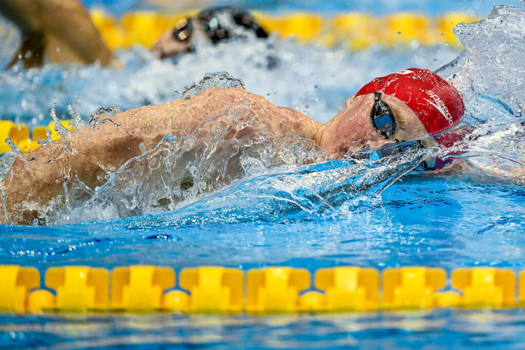 Tom Dean of Great Britain competes in the Men's Freestyle 200m Heats during the 20th World Aquatics Championships at the Marine Messe Hall A in Fukuoka (Japan), July 24th, 2023.