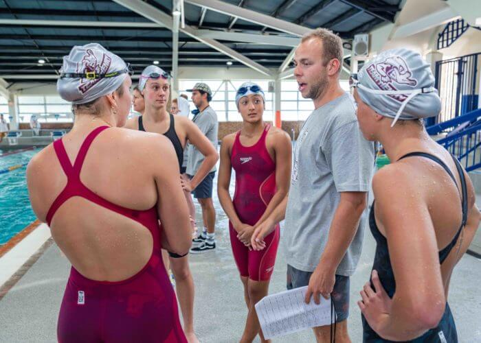 Coach Paul Crosswell and Team Henry