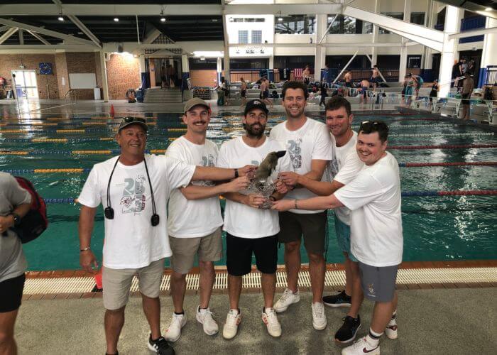 MILLS COACHES (L-R) Brad Hillier, Dan Busch, Lachlan Staples (Head Coach), Thomas Fraser-Holmes, Adam Eiseman, George Harnetty