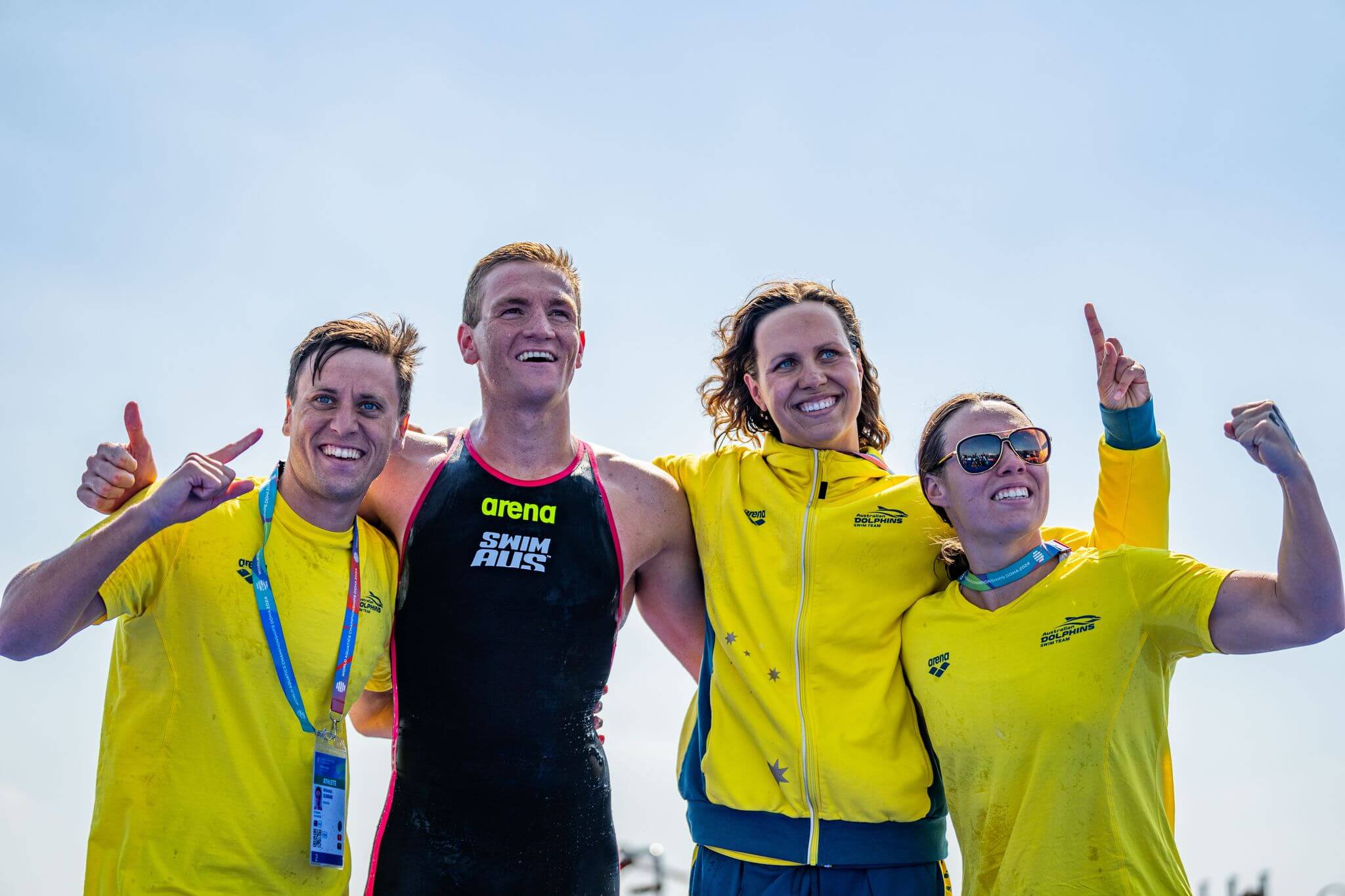 Trio Complete An Historic Australian Olympic Marathon Swim Team For