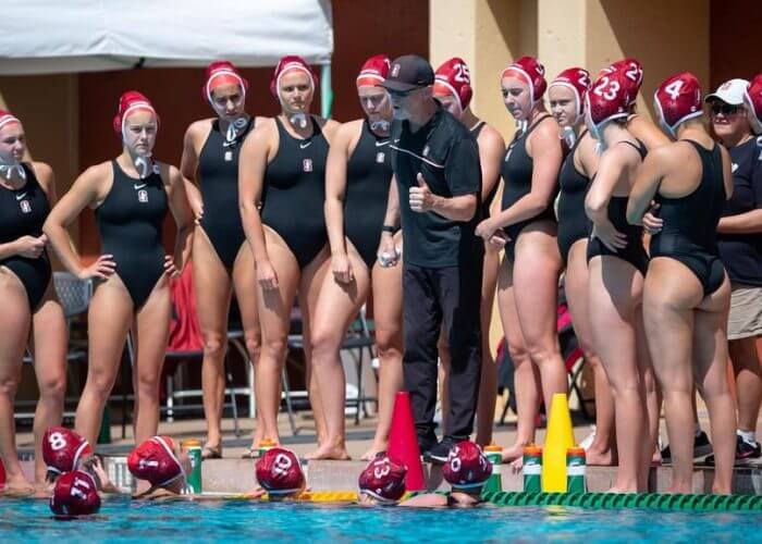 Stanford Team and coach John Tanner