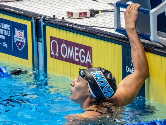 Breeja Larson Makes Trials Return, Reaching Goal to 'Swim Fun'