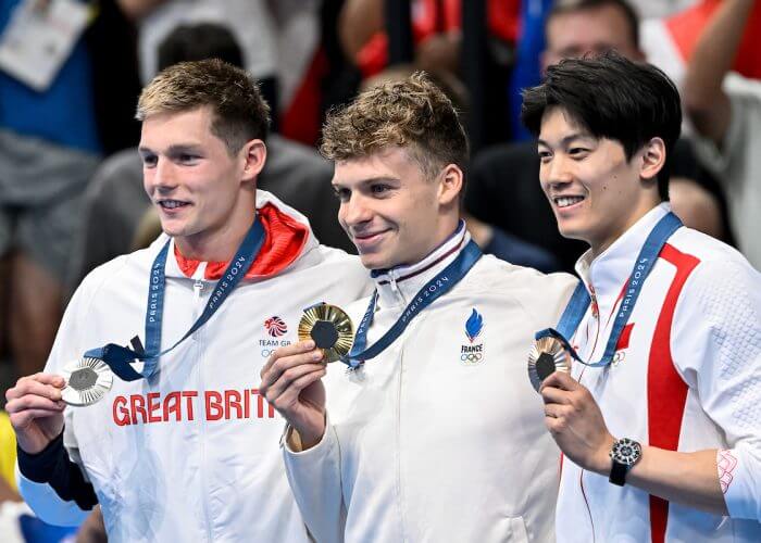 Duncan Scott, Leon Marchand, Wang Shun