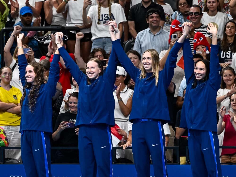 American Women Blast World Record in 400 Medley Relay for Gold