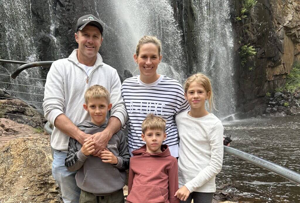 Jodie Henry and family