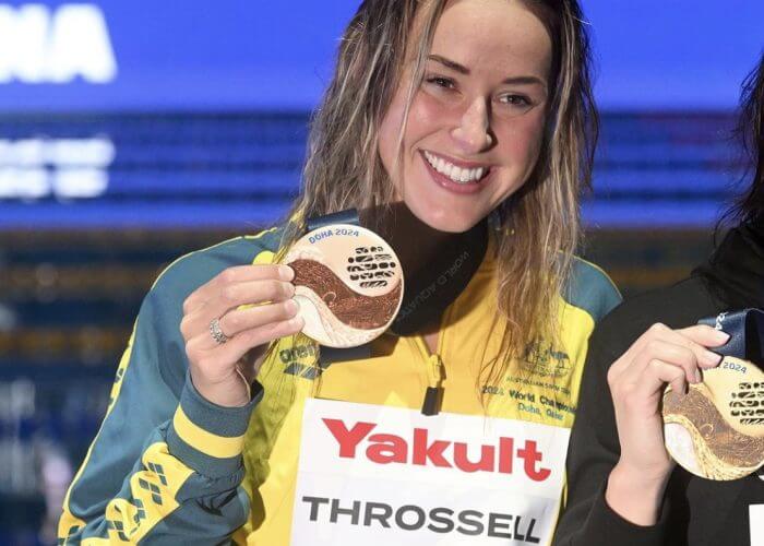 Brianna Throssell BRONZE MEDAL 200fr Delly Carr Swimming Australia