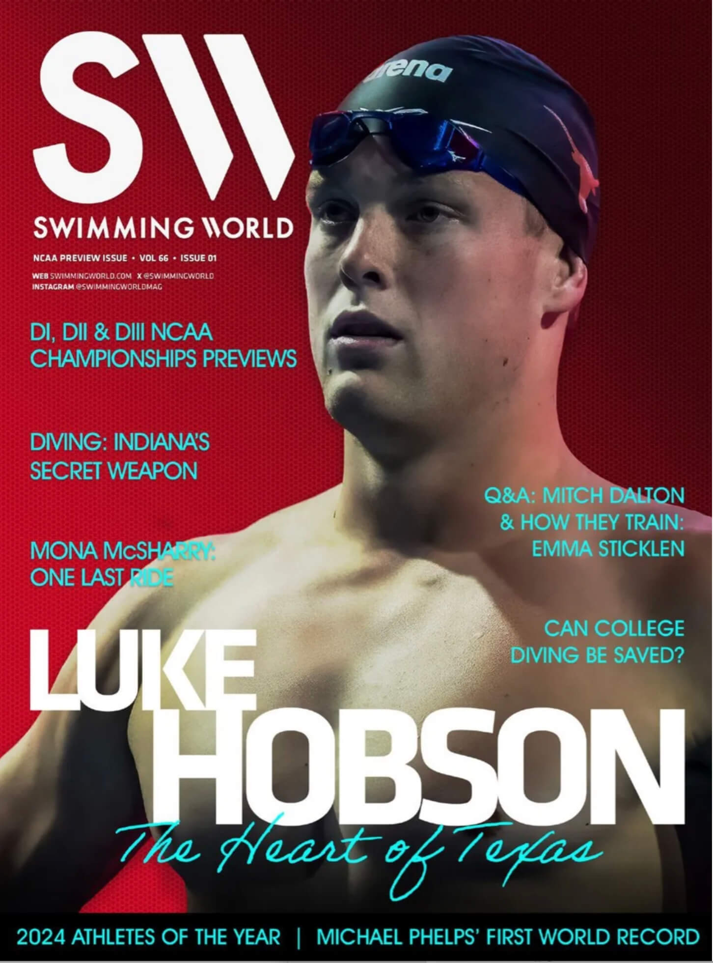 Swimming World Magazine Spring 2025 Issue - NCAA Preview