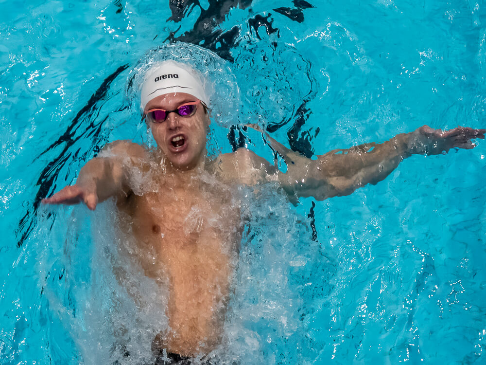 Will Modglin Breaks American Record in 100 Back, Third-Fastest in NCAA History