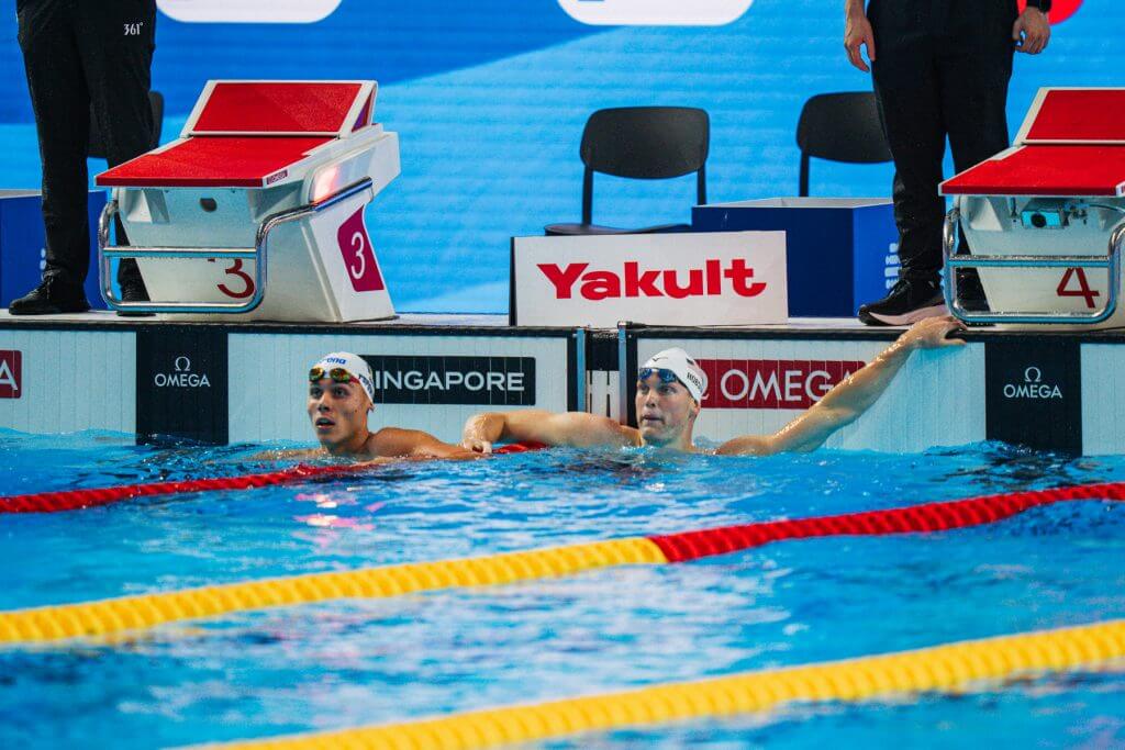 David Popovici and Luke Hobson