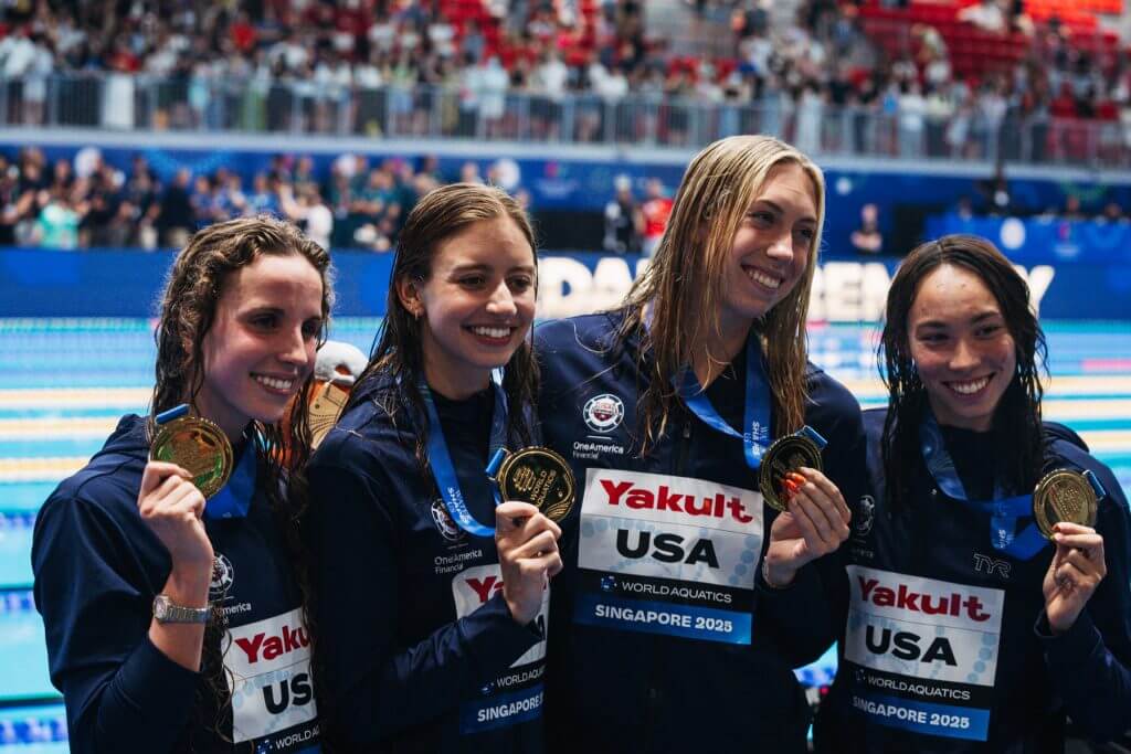 regan smith, kate douglass, gretchen walsh, torri huske