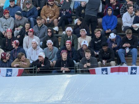 Stanford Fans wearing vintage Water Polo Caps
