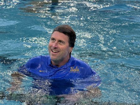 UCLA Coach Adam Wright basking in a 2nd Consecutive NCAA Water Polo Championship