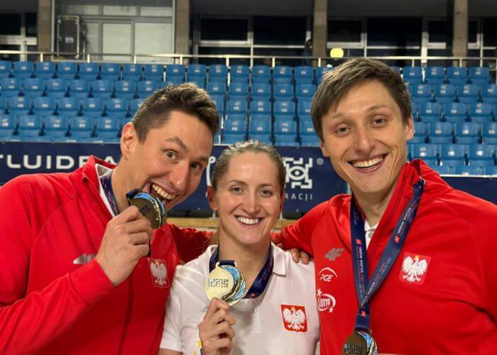 Kasia Wasick winning European gold during her comeback