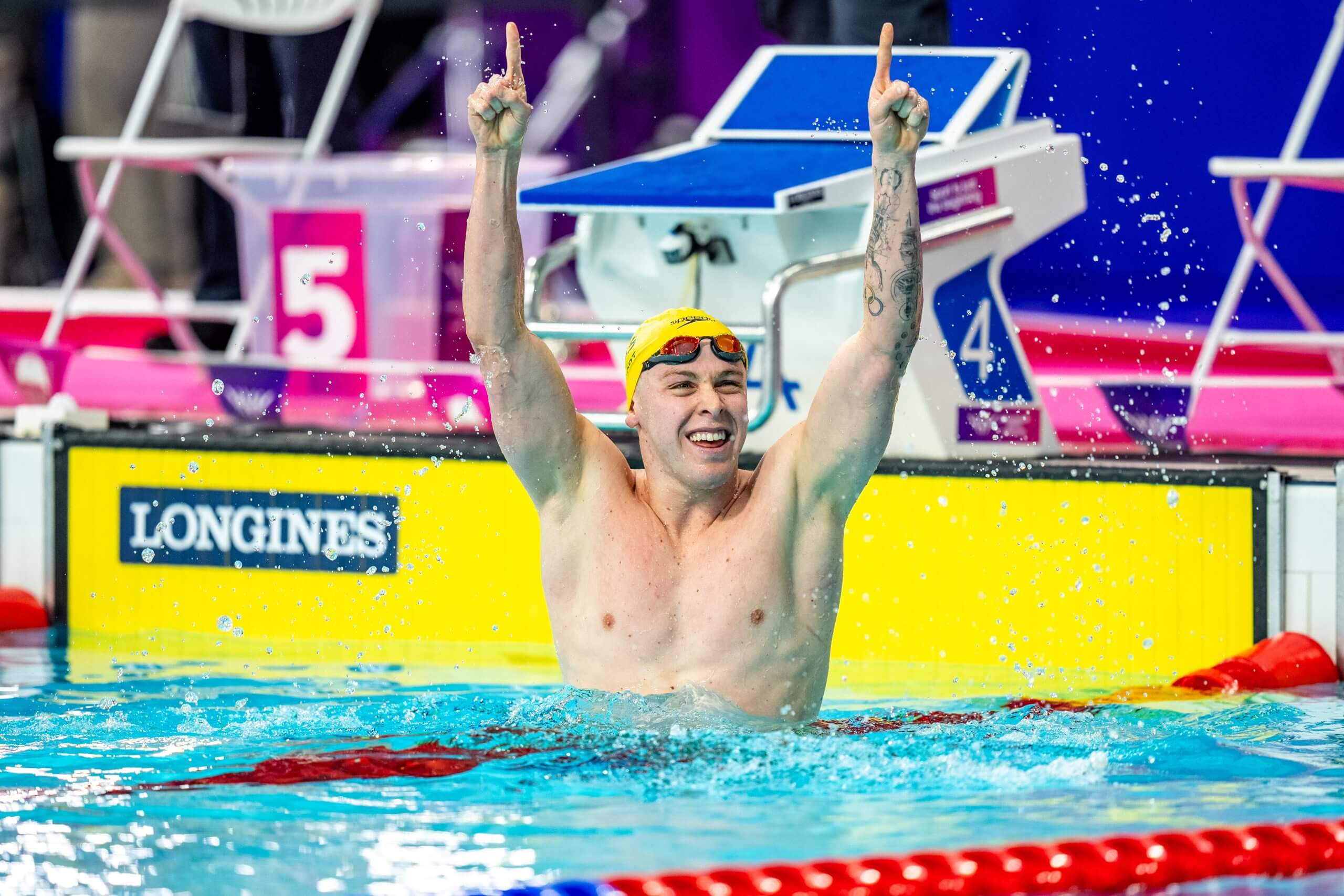 Commonwealth Games, Day Six Finals: Distance Dominator Sam Short Defends 1500m Freestyle Gold Ahead Of Dan Wiffen and Ben Goedemans