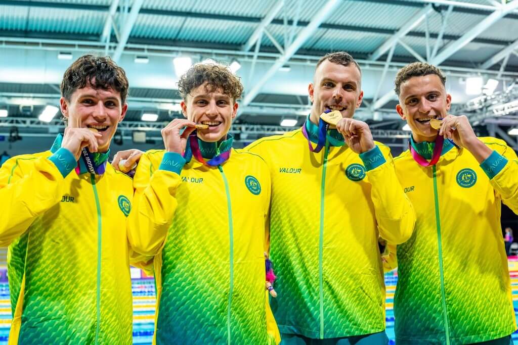 Harrison Turner, Kai Taylor, Kyle Chalmers, Flynn Southam