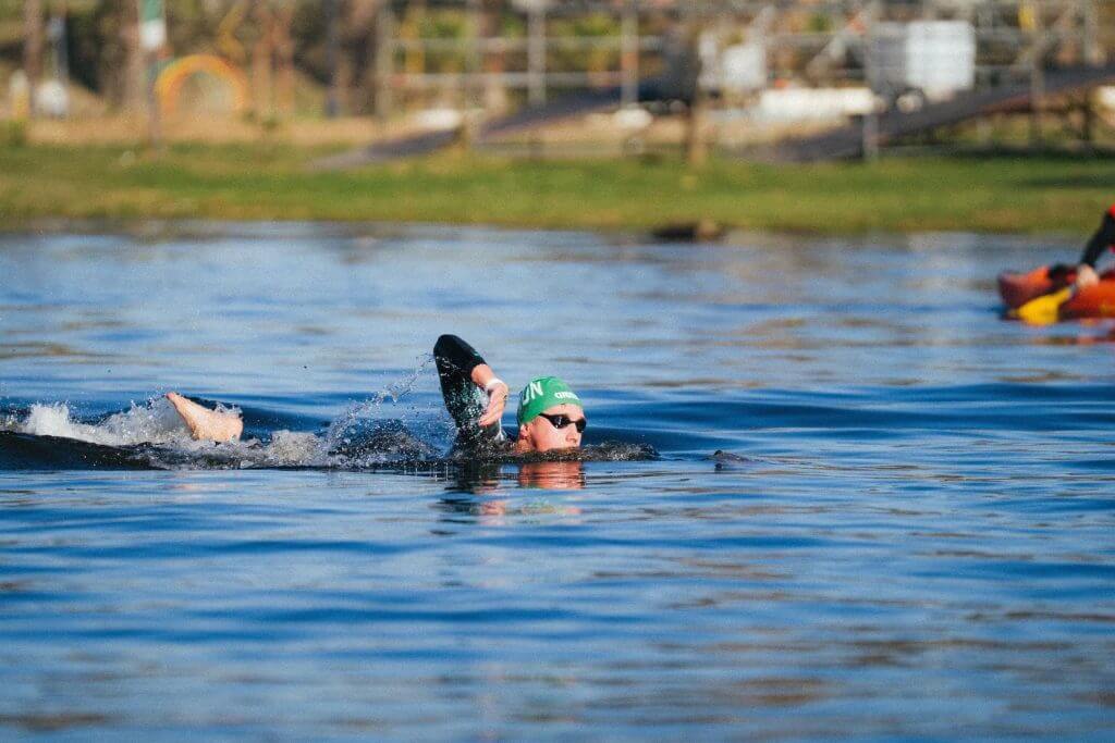 Balint Kreisz at the Junior Open Water World Championships