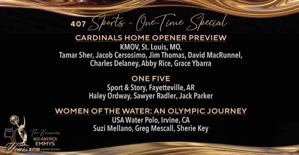 USA Water Polo - Emmy Award Nomination
